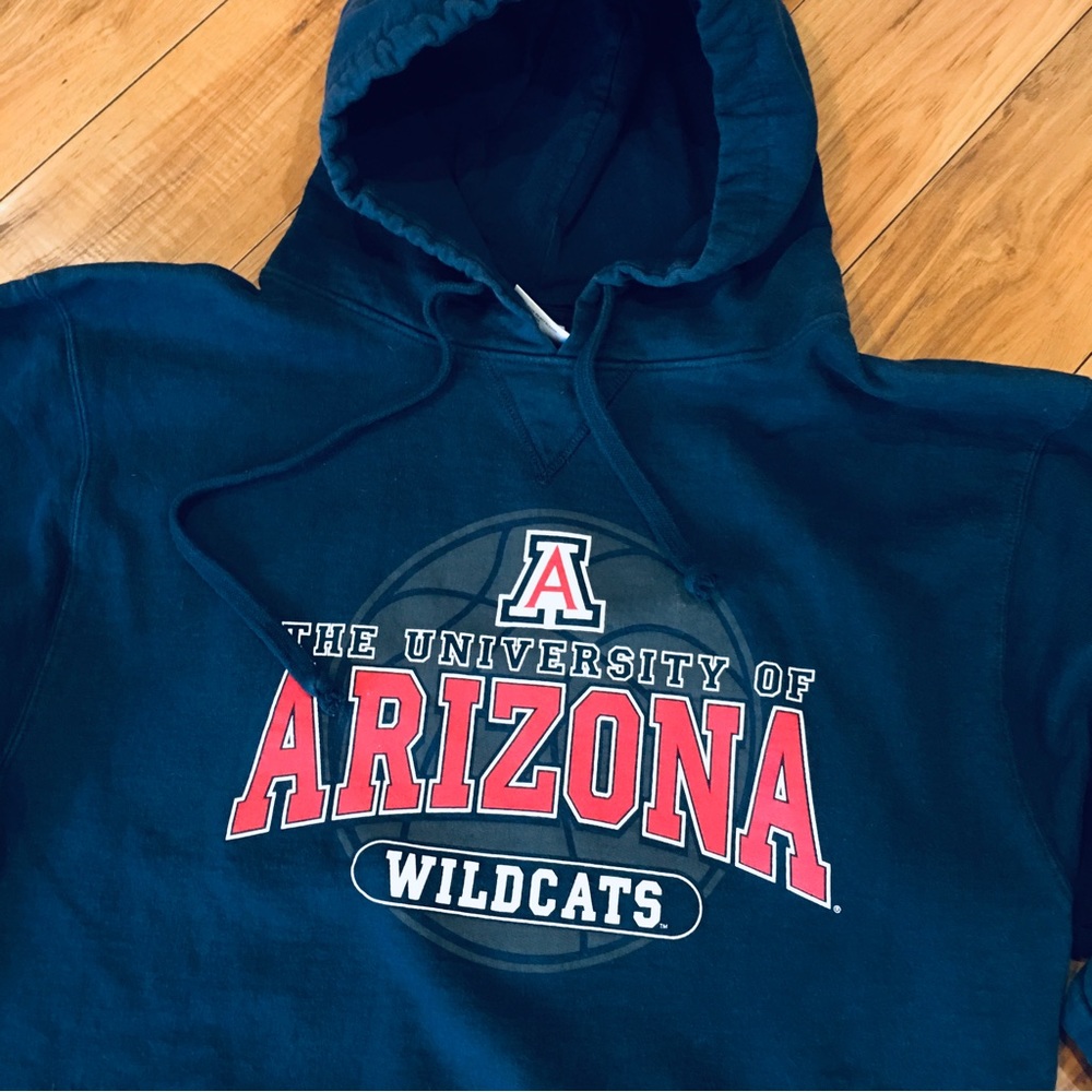 Arizona Wildcats college university dorm hoodie sweatshirt cat sports ba…